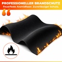 FireMat Black Edition Feuerfeste Unterlage 60x70cm| Hitzeschutzmatte