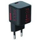 beclad. Mini 100W 1 Port Travel Adapter BLACK BT-PT110MBG-GR