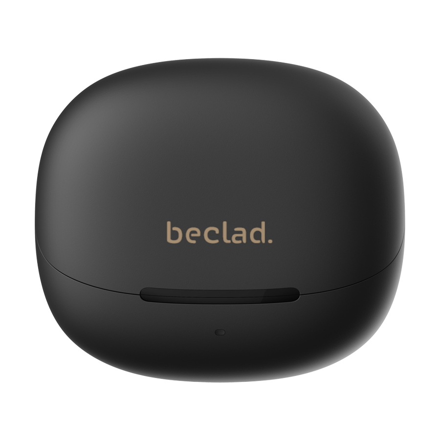 beclad. True Wireless  Noise Canceling Earbuds Black BE-SE001BG-GR