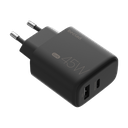 beclad. 45W USB C + USB A Ladegerät 2-Port Schnelladapter Schwarz