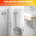 Flexibler 1.5 meter Anschlussschlauch aus Edelstahl für Wasseranschluss