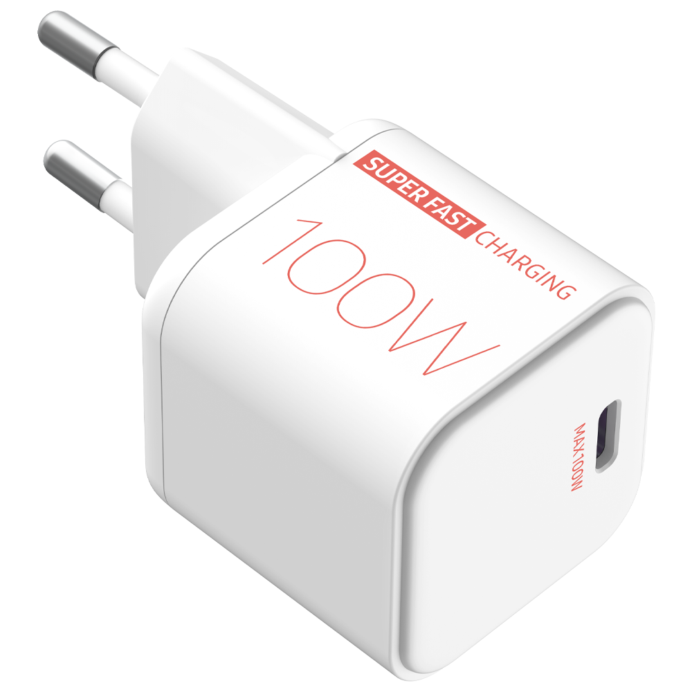 beclad. Mini 100W 1 Port Travel Adapter WHITE BT-PT110MWG-GR