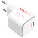 beclad. Mini 100W 1 Port Travel Adapter WHITE BT-PT110MWG-GR
