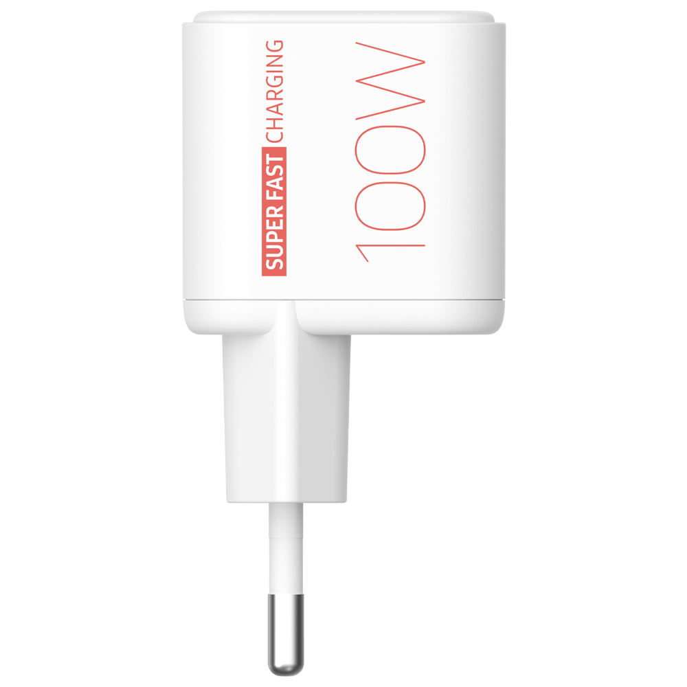 beclad. Mini 100W 1 Port Travel Adapter WHITE BT-PT110MWG-GR