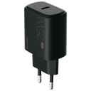 beclad. 25W Type C 1 port Travel Adapter BLACK BE-PT625BG-GR