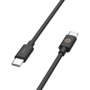 beclad. 60W C to C TPE Charging Cable (1.2m) / Black BE-PC160BG-GR