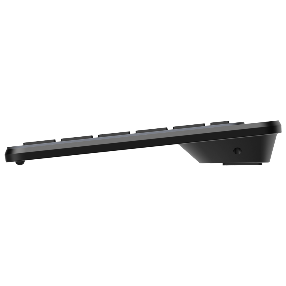 beclad. Bluetooth Keyboard with Stand(2.4G + 2 bluetooth) Black BE-NK201