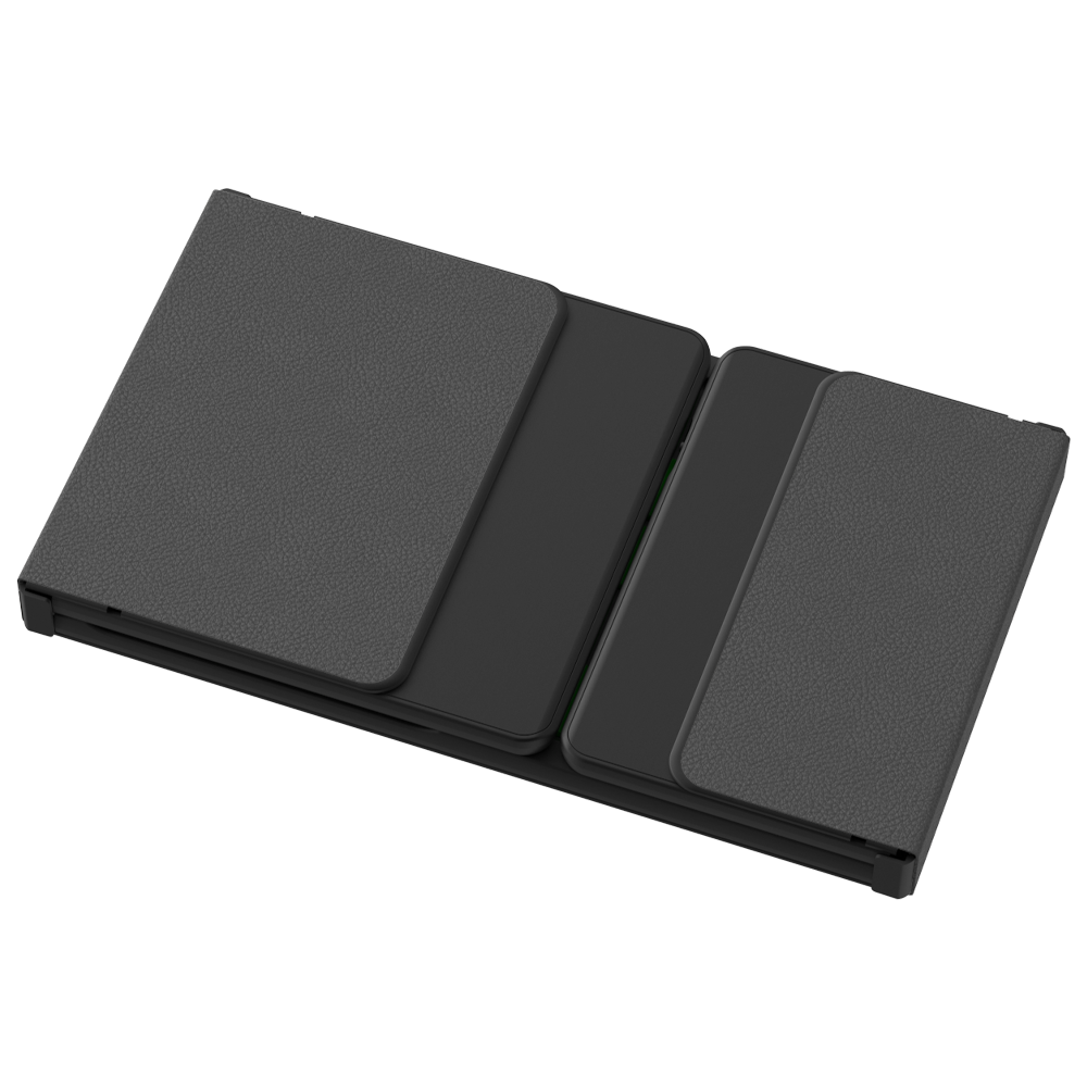 beclad. Foldable Bluetooth Keyboard with Number Pad Black BE-NK301