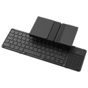 beclad. Foldable Bluetooth Keyboard with Number Pad Black BE-NK301
