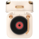 beclad. LP Player BT Speaker Beige BE-BS001V
