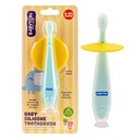Babyton Silikon Zahnbürste für Babys 6-24 Monate, BPA-frei & weich