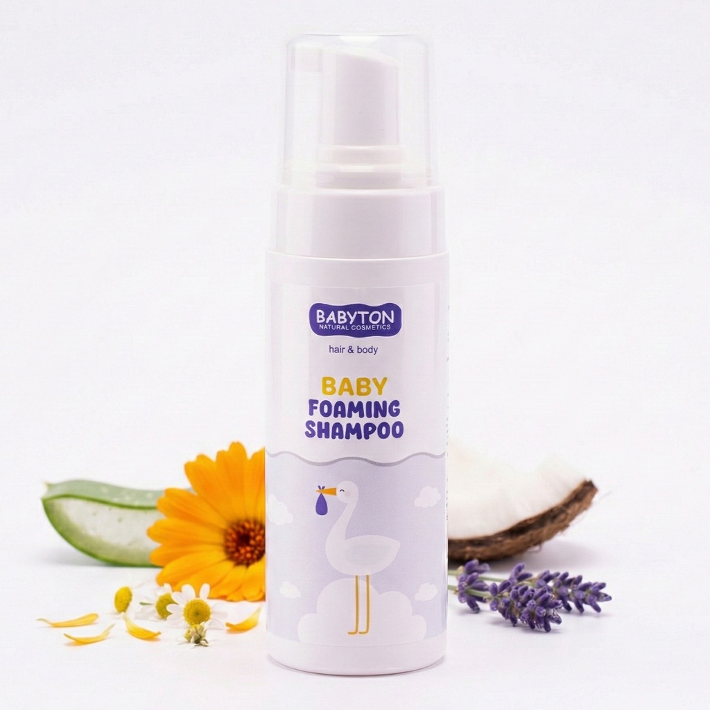Babyton Baby Schaum-Shampoo 150ml | Sanft, Parabenfrei & Tränenfrei