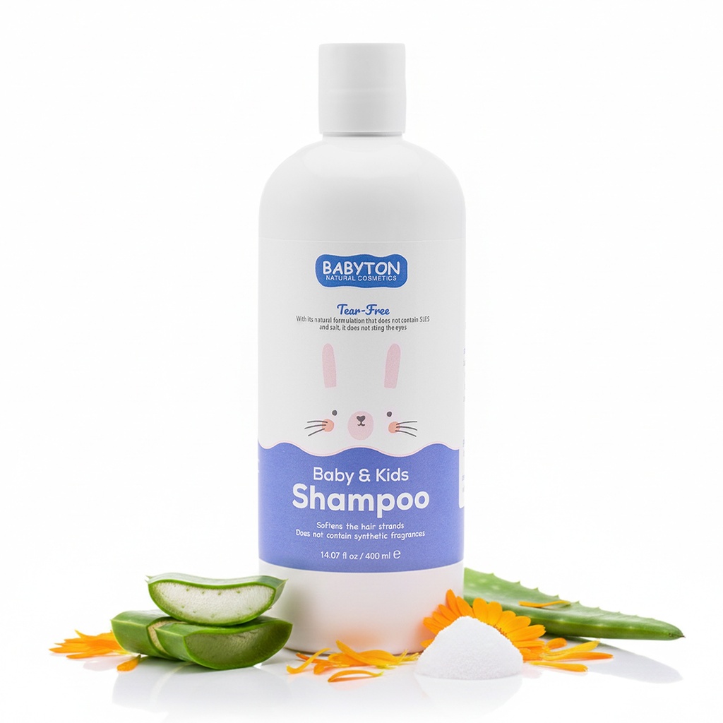 Babyton Baby Shampoo 400ml – Tränenfrei, SLES & Parabenfrei, Vegan & Sanft