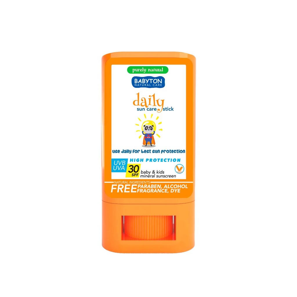 Babyton Kids Sonnenschutz Stick SPF 30 | Bio, Hypoallergen, Kokos, Wasserfest