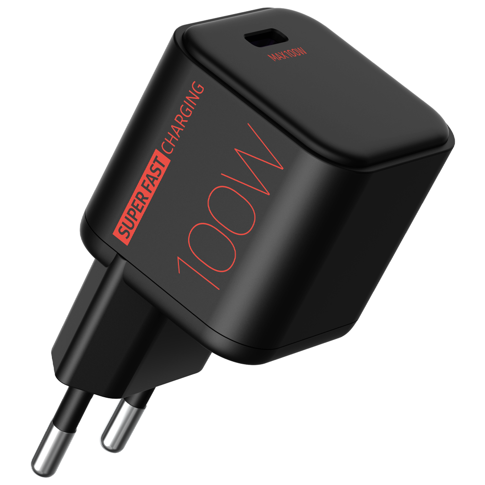 beclad. Mini 100W 1 Port Travel Adapter BLACK BT-PT110MBG-GR