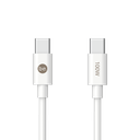 beclad. 100W C to C TPE Charging Cable (1.2m) White BE-PC110WG-GR