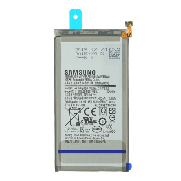 Samsung Battery EB-BG975ABU 4100 mAh SM-G975F Galaxy S10+ GH82-18827A
