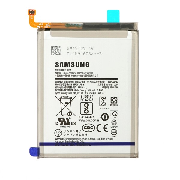 Samsung Battery EB-BM207ABY 6000 mAh SM-M307F Galaxy M30s GH82-21263A