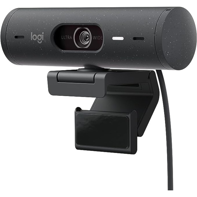 Logitech BRIO 500 Webcam, Full HD (1920 x 1080), USB-C, Graphit