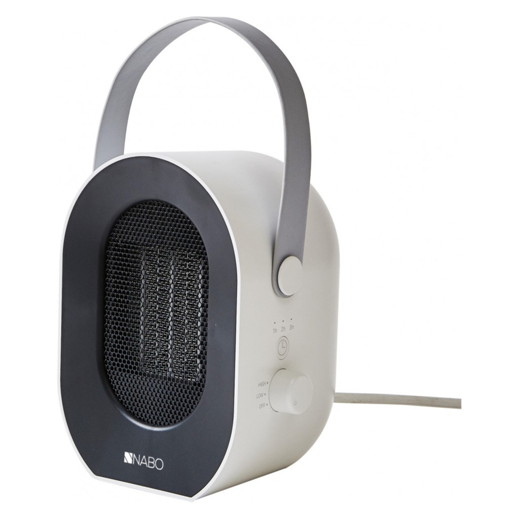 Nabo HT-650 Keramik-Heizlüfter – Cremeweiß