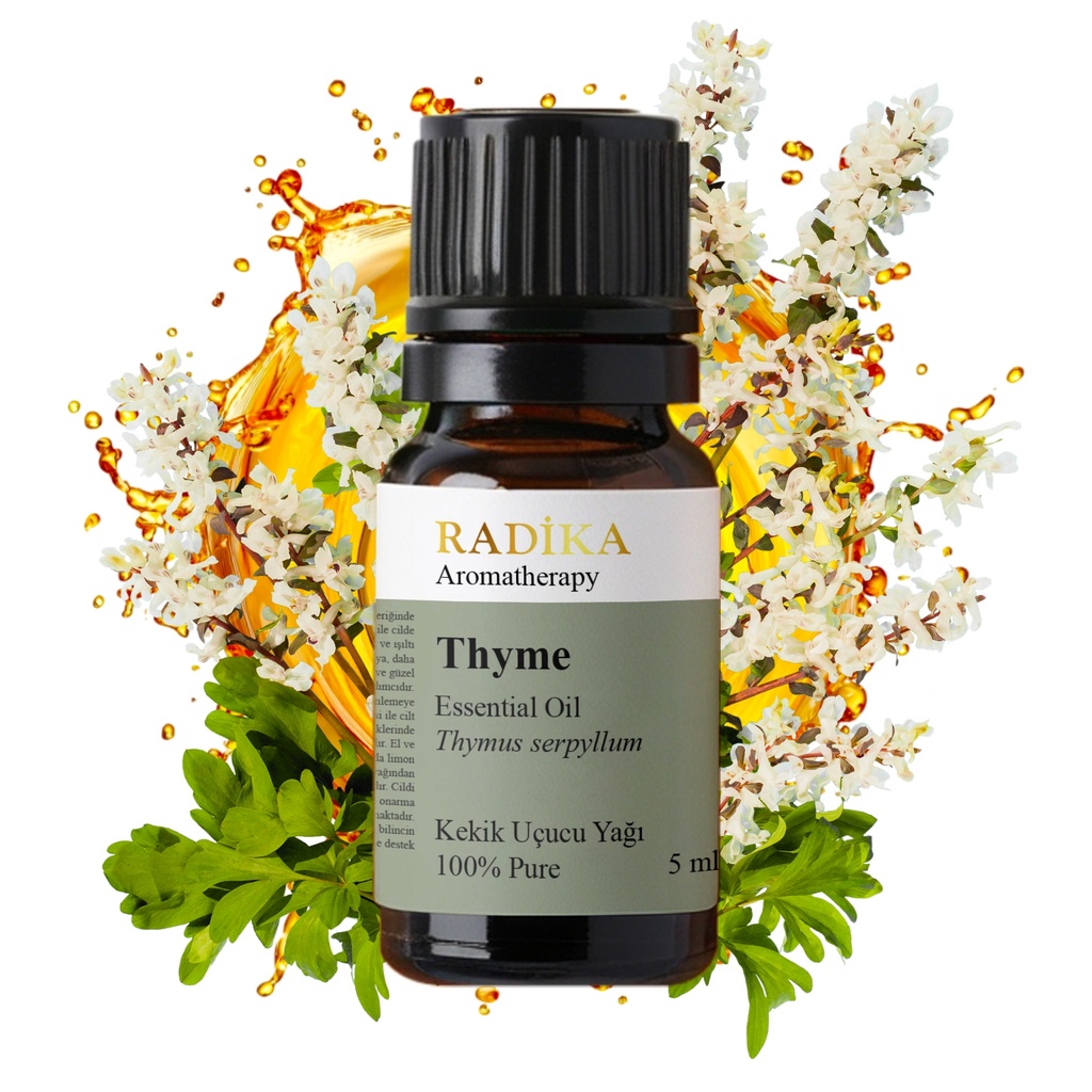 Thymianöl, ätherisches Öl, 100% Rein, BIO, natürlich, 10 ml