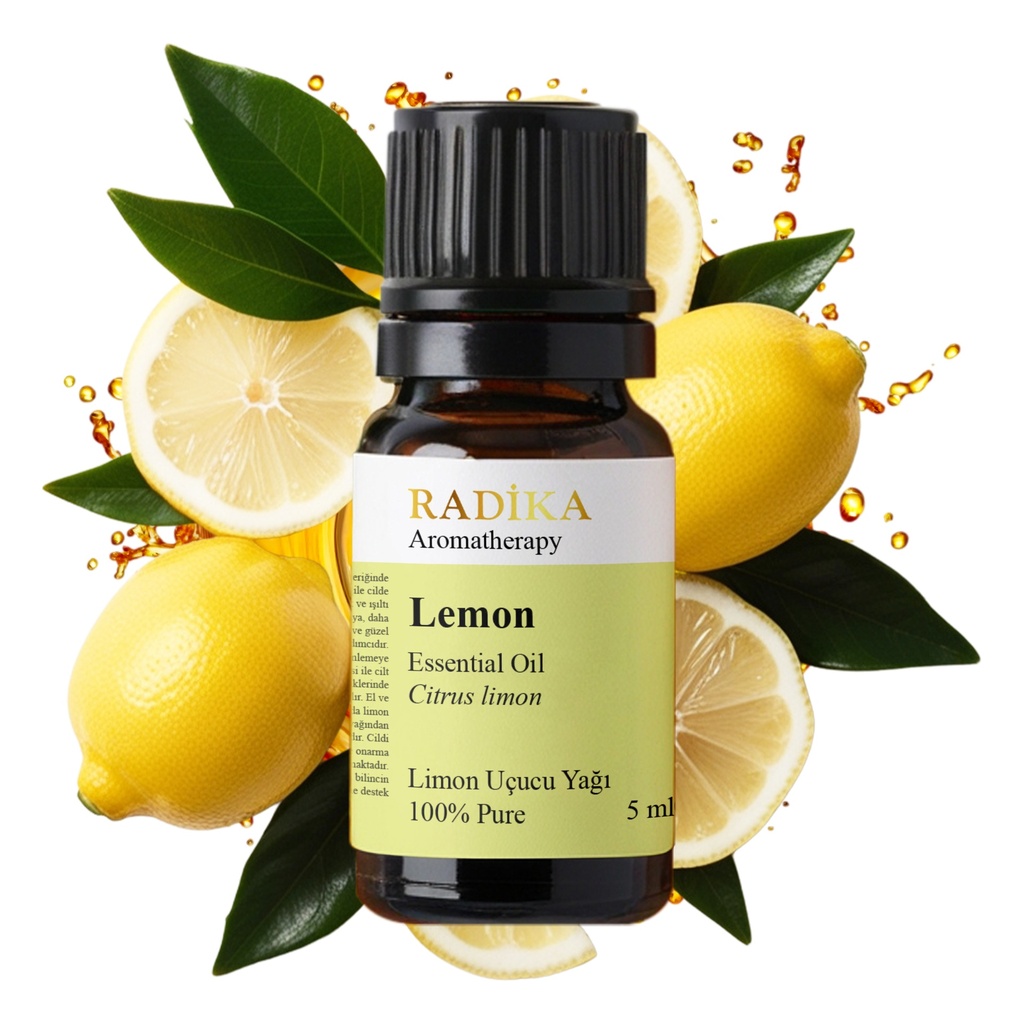 Zitronenöl, ätherisches Öl, 100% Rein, BIO, natürlich, 10 ml