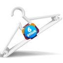 Kleiderbügel 6 Stück | Kleiderbügel Kunststoff | für kinder | 0,6×27,2×14 cm