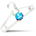 Kleiderbügel 6 Stück | Kleiderbügel Kunststoff | Plastik | 0,66 x 40 x 19 cm