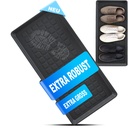 DECOBELLA 1 Stück Schuhabtropfschale | Schuhtablett Grau | 70x35x3 cm Schuhwanne