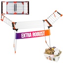 Devecioğlu Wäscheständer 22m Kapazität, Ausziehbar, Platzsparend, Aluminium