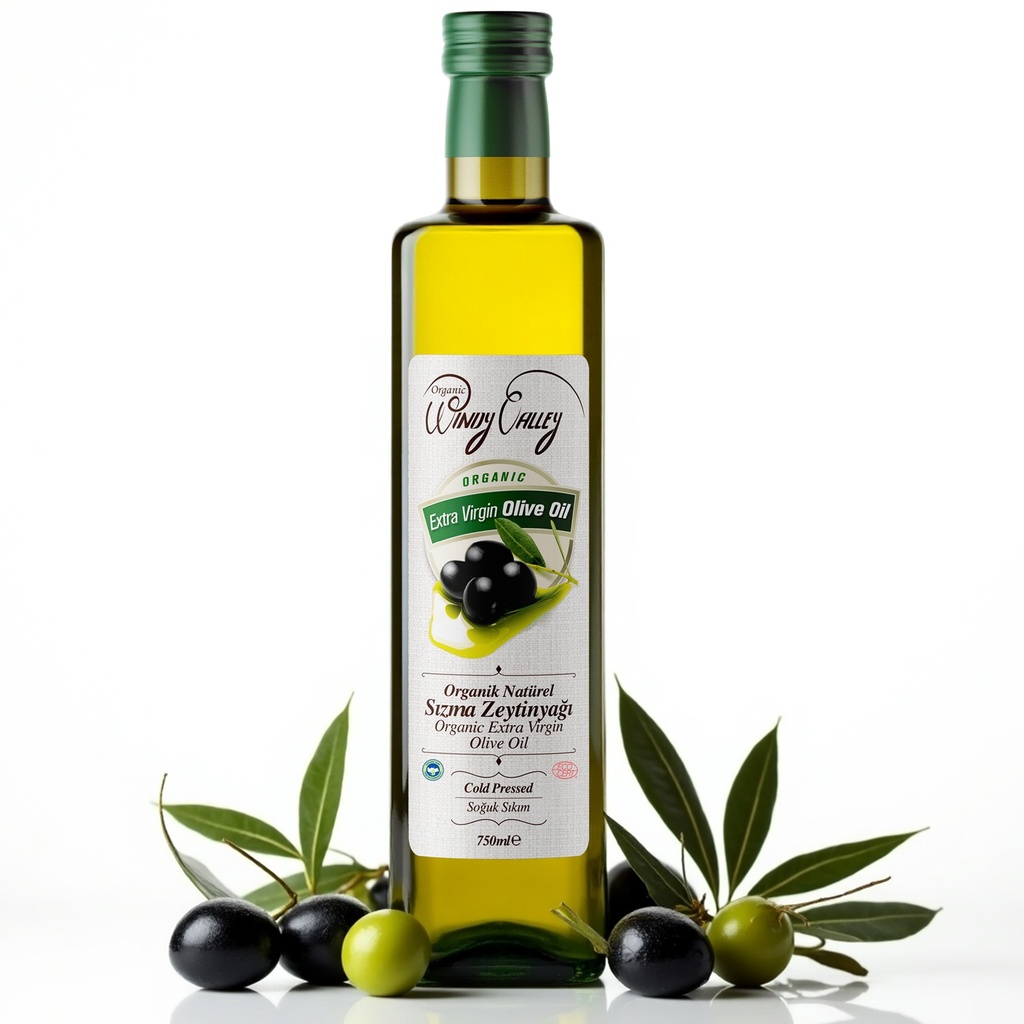 Olivenöl 750 ml | Extra nativ und Kaltgepresst | Olivenöl in Glasflasche