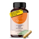 Qualiss® Vitamin C | Immunsystem stärken Erwachsene | Vitamin D | 60 Kapseln
