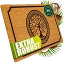 Decovetro® Kokosmatte Fußmatte | 40x60 cm | 100% natürliche Kokosfasern