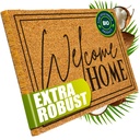 Decovetro® Kokosmatte Fußmatte | 40x60 cm | 100% natürliche Kokosfasern