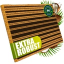 Decovetro® Kokosmatte Fußmatte | 40x60 cm | 100% natürliche Kokosfasern