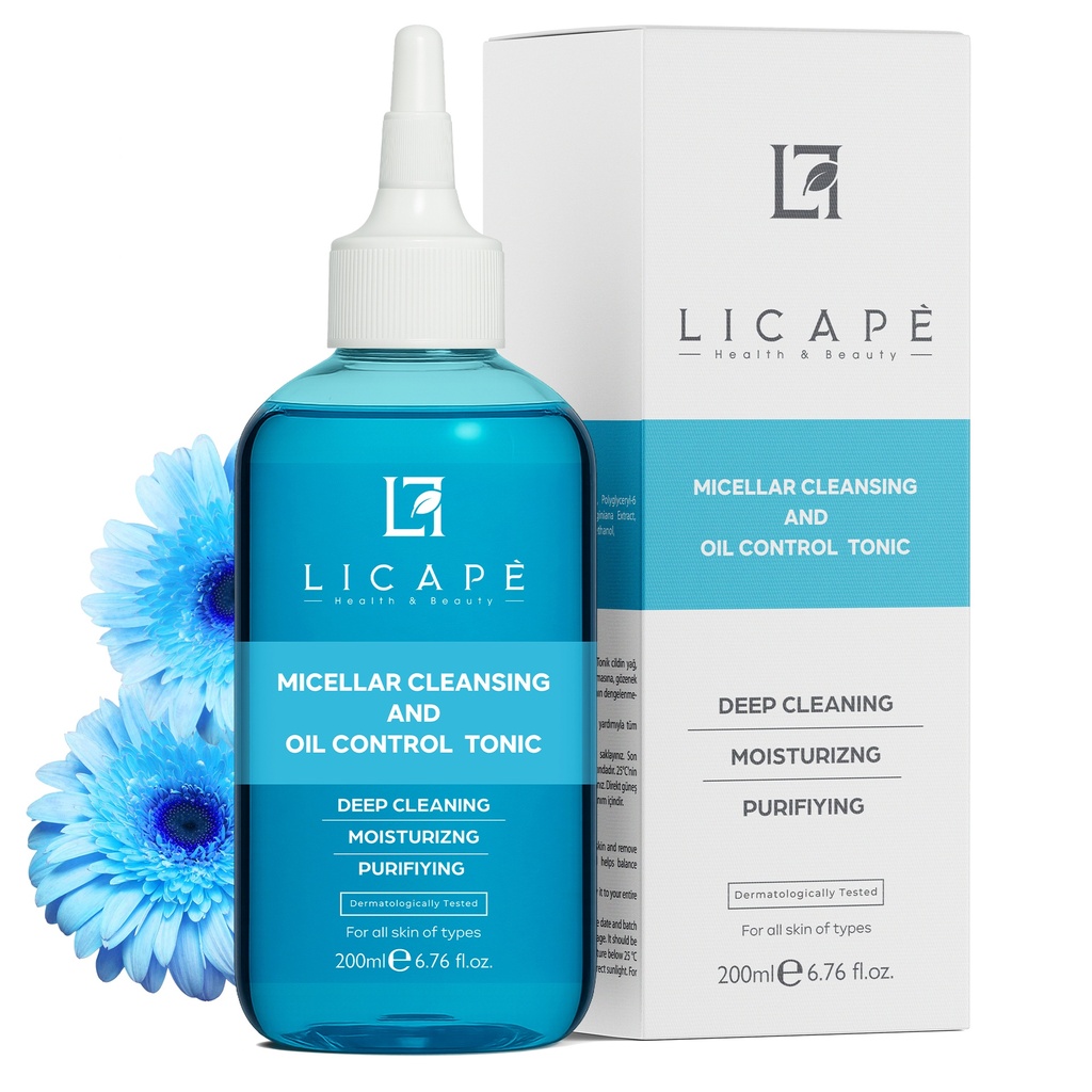 Licape® Toner Gesicht | 200 ml | Gesichtswasser für porentiefe Reinigung