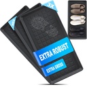 DECOBELLA 3 Stück Schuhabtropfschale | Schuhtablett Grau | 70x35x3 cm Schuhwanne