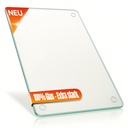 Decovetro Schneidebrett Glas |40x30cm | Glass Cutting Board | Leicht zu reinigen