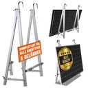 PV-UNIVERSALHALTER KOMLETTSET ZUR MONTAGE VON EINEM PV-MODUL AN GELÄENDER/WAND