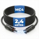 MC4 Doppelanschlusskabel Länge: 2,4 Meter