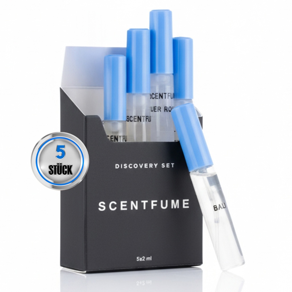 Scentfume Duftöl Entdecker Set 5x2ml Ocean, Jasmin, Bali, Amber Romance, Lime & Sandalwood