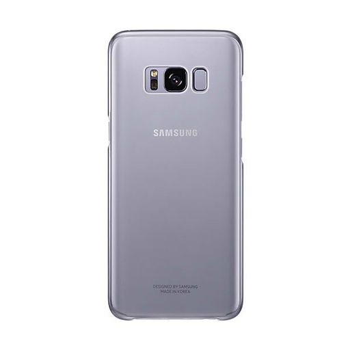 [G-878665] Samsung Clear Cover / Akkufachdeckel / Oberschale / Gehäuse für Galaxy S8+ EF-QG955 violett