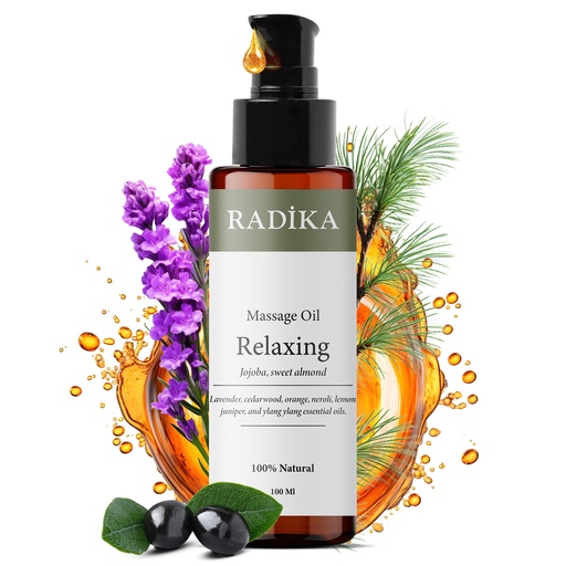 [G-319323] Massageöl, Entspannendes Massage-Öl, 100% Rein, BIO, natürlich, 100 ml