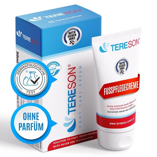 [G-515699] Tereson® Fusscreme 50 ml, Fußgeruch entfernen, Effektives Mittel gegen Fußgeruch