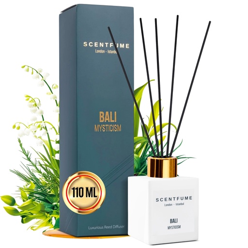 [G-930118] Raumduft mit Duftstäbchen, Diffuser, Fernöstliche Pflanzen, Maiglöckchen, 110 ml
