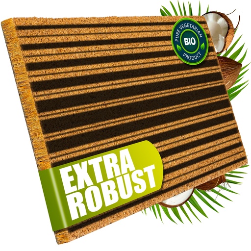 [G-922871] Decovetro® Kokosmatte Fußmatte | 40x60 cm | 100% natürliche Kokosfasern