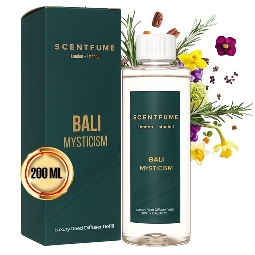 Scentfume Reed Diffuser Nachfüllung 200 ml | Langanhaltendes Raumduftöl