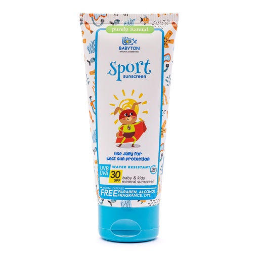 [G-367918] Babyton Mineral Sonnencreme SPF 30 für Babys & Kinder, Wasserfest, Sanft