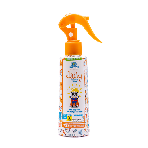 [G-992036] Babyton Kinder Sonnenspray SPF 30 | Wasserfest, Natürlich & Sanft für Babys