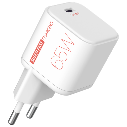 [G-990903] beclad. Mini 65W 1 Port Travel Adapter WHITE BT-PT165MWG-GR